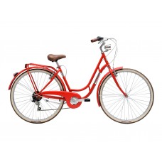 Комфортный велосипед Велосипед Adriatica DANISH 6V 28 Lady, рама сталь, 48см, 6 ск., красный