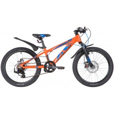 Велосипед Novatrack Extreme Disc 20'' (2020), оранжевый