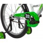 Велосипед Novatrack Strike 20'' (2020), белый-зеленый