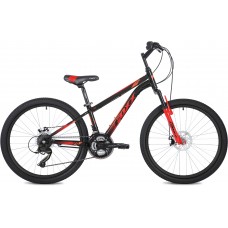 Велосипед FOXX 24 ATLANTIC черный, алюминий, размер 14