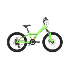 Велосипед FORWARD DAKOTA 2.0 D 20" рост. 10.5" 2022, ярко-зеленый/ярко-оранжевый