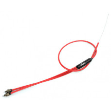 Трос тормозной BMX "ORYG" нижний одинарный, красный, раздвоенный у ротора, инд уп.
