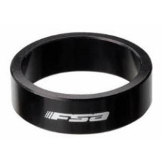 Кольца проставочные на рулевую колонку 1-1/8", 10mm, черные c лого "FSA".