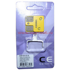 Колодки Semi metal с пруж для SRAM MAVEN 4 Piston