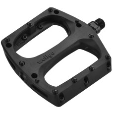 Педали нейлон 118х109х18мм, промподш + DU, ось-cr-mo 9/16", сменные шипы, 369 г, инд уп
