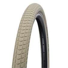 Покрышка 20"x2.15 (55-406мм) шершавый слик. Серая с отражателем. Компаунд с кевларом. 575г