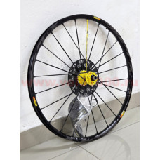 Заднее DH колёсо. Сварной UST обод 27.5"x25мм, втулка 12х142мм для Sram XD. Алюм аэроспицы.