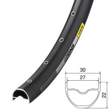 Обод  27.5"  584х27мм,  32 отв, пистонированный, сварной. TL Ready. 490г