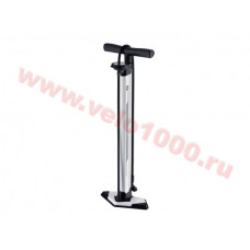 Насос алюм 260 psi, напольный, с алюм танком для бескамерных покрышек, верхний манометр, А/V-F/V автомат, серебристый. 690мм. Инд уп.