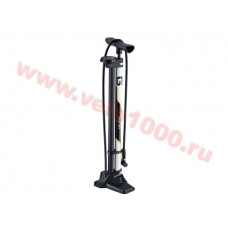 Насос алюм 260 psi, напольный, со стальным танком для бескамерных покрышек, верхний манометр, А/V-F/V  автомат, белый. 690мм. Инд уп.