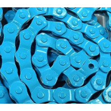 Цепь 1/2"x1/8", 100 зв, 1 скор, голубая, звенья Half link (черепица), инд уп.
