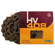 Цепь 1/2"x3/32", 116 зв, 6 скор, коричневая, с замком, инд уп.