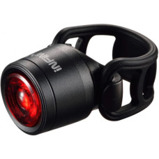 Фонарь задний 15 lm.  USB заряд аккум., алюм чёрный цилиндр на подсед штырь. 3 режима. Инд уп