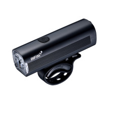 Фара  5 Вт, 400 Lm, 4 режима, USB зарядка, индикатор заряда, на  руль или шлем, черная, инд уп.