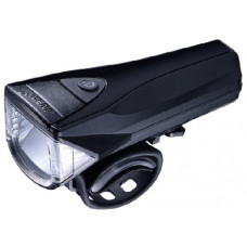 Фара, 1 с/д 3W,  300Lm, 5 режимов, USB зарядка, цветной индикатор заряда, черная.