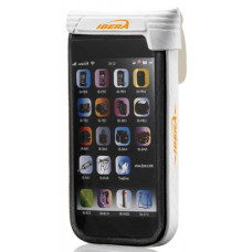 Чехол белый влагозащитный на руль для 4,5"-5"  HTC One X, HTC Butterfly, Samsung S3. с мини-рулём для фары, компьютера.... 143x73x12мм
