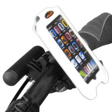 Чехол влагостойкий белый на руль для 3,5"-4,5" IPhone / Smatrphone/ GPS с мини-рулем для фары, компьютера.