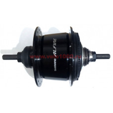 Втулка планетарная Alfine, S7001, 36 отв, 8 скор, Center Lock, 135x187мм, чёрная. Инд уп