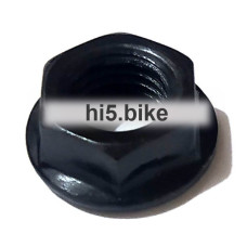 Гайка для  втулки M10x1.25 стальная чёрная
