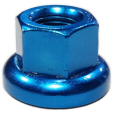 Гайка для задней втулки Fix Cr-Mo M10x1.0  синяя