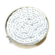 Цепь 1/2"x1/8", 100зв., белая, ВМХ, cуперлегкая, усилие разрыва - 1300кг; в металлич. банке.