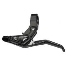 Ручки тормоза для V- brake, карбон, (хомут алюминий), под 2 пальца,  162г