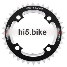 Звезда single speed 36Tx3/32", BCD=104мм х 4 отв, фрезеров AL6061.