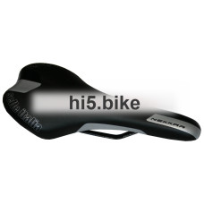 Седло для шоссе/MTB, 137x278мм, верх Duro-Tek, антишок, рельсы сталь, 270г, чёрное