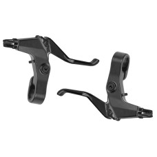 Ручки тормозные для V-brake, чёрные, алюм, под 2,5 пальца, без уп.