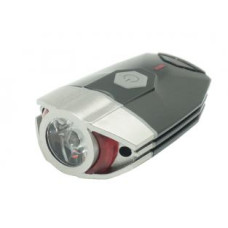 Фара передняя  300Lm, 1 LED CREE XPG,  аккумулятор 1200mAh li-ion, 4 режима, 66x29x22мм,  80г, инд уп