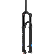 Вилка 27,5", шток 1-1/8", ход 120мм, матовая чёрная, чёрные ноги, воздушная пружина, регулир скорости отскока, блокировка хода на руле, ноги ø32мм, PM 160мм, 1750г.