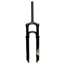 Вилка 27,5", шток 1-1/8", ход 120мм, чёрные штаны и ноги, воздушная пружина, регулир скорости отскока, блокировка хода на ноге, ноги ø32мм, для ДТ PM, 1750г.