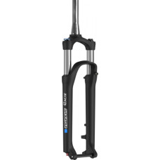 Вилка 27.5",  шток 1.5"/1-1/8", ход 120мм, блестящая черная, ноги ø34мм, блокировка на ноге, Cr-Mo ось ø15х110мм, PM 160мм.