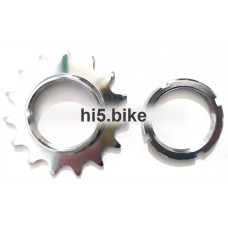 Звезда 15Тx1/8" калёная сталь, резьба 1,37"х24t. С lock-ring. Для TRACK, FIX, Single Speed.