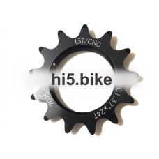 Звезда 13Тx1/8" AL7075, резьба 1,37"х24t для TRACK, FIX, Single Speed. Черная