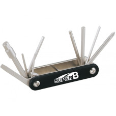 Ключи-шестигранники в ноже 2/2,5/3/4/5/6/8мм, отвертки +/-, Torx 25, инд. уп