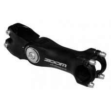 Вынос  1-1/8", ø31,8мм, L-125 мм, кованый алюминий, регулируемый, 0°- +60°, черный.