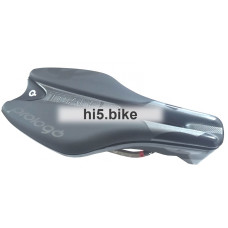 Седло T-GALE PAS  240х128мм с продольным отверстием, рельсы TIROX, чёрно-серое. 252г. Инд уп
