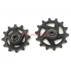 Ролики для суппорта 12T/14T, 12 скор Sram, пластик, нерж промподш. Инд. уп