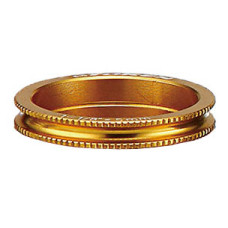 Кольцо на штырь вилки 1-1/8", "С"-профиль, 5мм. алюм. золотое.