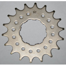 Звезда 18Тx3/32" CR-MO шлицевая, CR-MO для втулки Single Speed или кассетной втулки ВМХ, серая .