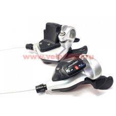 Шифтеры 3х9 скор,  алюминиевые, совместимы с Shimano, пара, 280г.