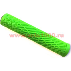 Грипсы без фланца, 166мм, зелёный лайм, SOFT, заглушки с VLX лого, без уп.