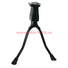 Подножка центральная, 2 ноги, для 26", стальная, чёрная.