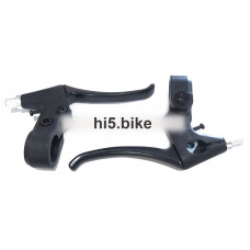 Ручки тормозные для V-brake, чёрные, алюм, под 3 пальца, 215г, без уп.