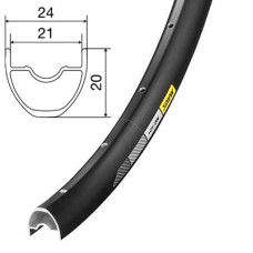 Обод 27.5"  584х21мм , 32 отв, не пистонированный.  TL Ready. 419г