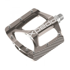 Педали ZED низкопрофильные серые (XTR), 32 сменных шипа, корпус AL6061, ось Cr-Mo, промп, 388г.