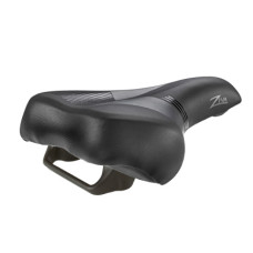 Седло для e-bike, с ручкой, чёрное, с эффектом памяти, 250х190мм, 375г.