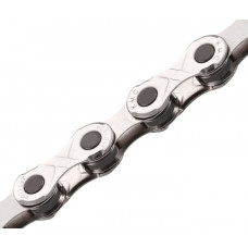 Цепь 1/2"х11/128",  9/10/11 скор, 132 зв,  типа CUES , с замком, серебристая, 3х прочность, инд уп.