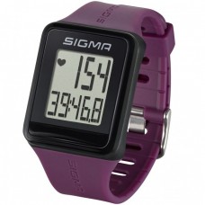 Часы спортивные SIGMA SPORT iD.GO: пульсометр, секундомер, часы. Цвет: фиолетовый